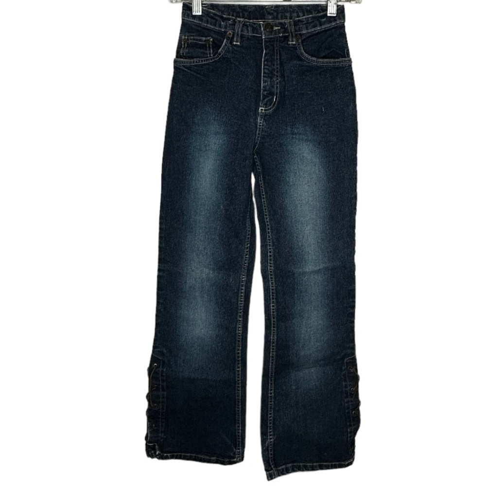 Vintage KRU Jeans with Laces at‎ Hems